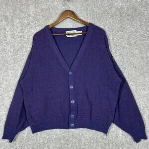 Vintage 90's Bonjour International Acrylic Knit Cardigan Sweater Size XL